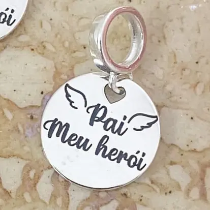 BERLOQUE PAI MEU HERÓI COM ASAS